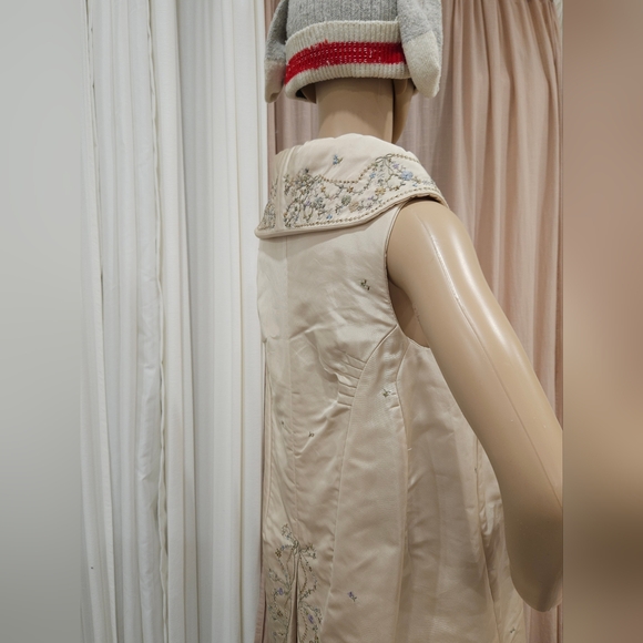 NWOT Rare Vintage Hand-Embroidered Gown/ Dress/ Coat By SHIATZY CHEN - Picture 9 of 16